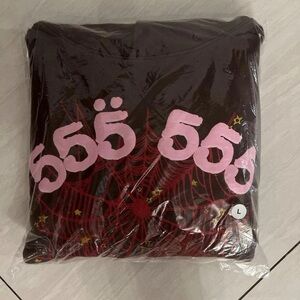 Gray Hoodie with White Graphic Design